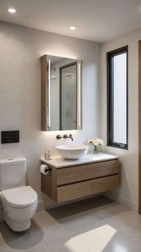 42 Mobile Home Bathroom Remodel Ideas That Upgrade Comfort - 35. Smart Home Integration