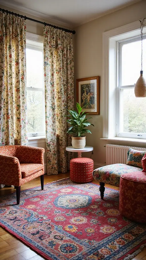 42 Modern Folk Interior Design Ideas Full of Character - 11. Playful Patterns and Prints