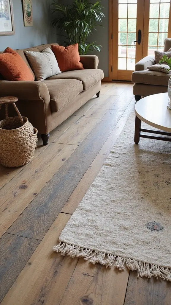 42 Modern Folk Interior Design Ideas Full of Character - 18. Unique Flooring Options