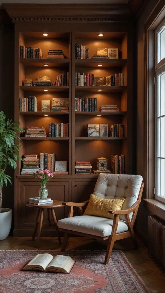 42 Modern Folk Interior Design Ideas Full of Character - 31. Cozy Reading Corners