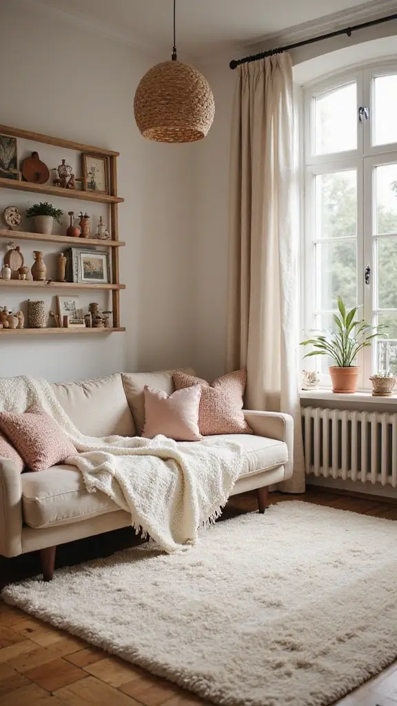 42 Modern Folk Interior Design Ideas Full of Character - 34. Soft and Inviting Textures