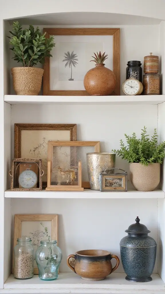 42 Modern Folk Interior Design Ideas Full of Character - 40. Creative Use of Knick-Knacks