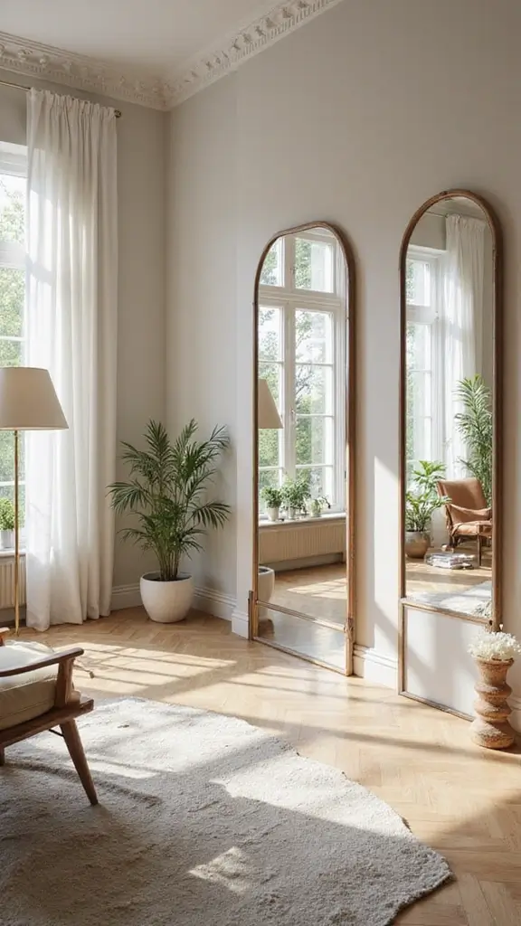 42 Modern Folk Interior Design Ideas Full of Character - 41. Strategic Use of Mirrors