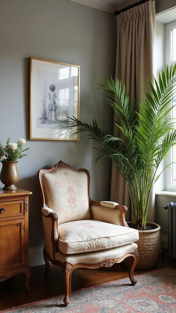 42 Modern French Interior Design Ideas That Breathe Elegance - 2. Utilize Vintage Furniture