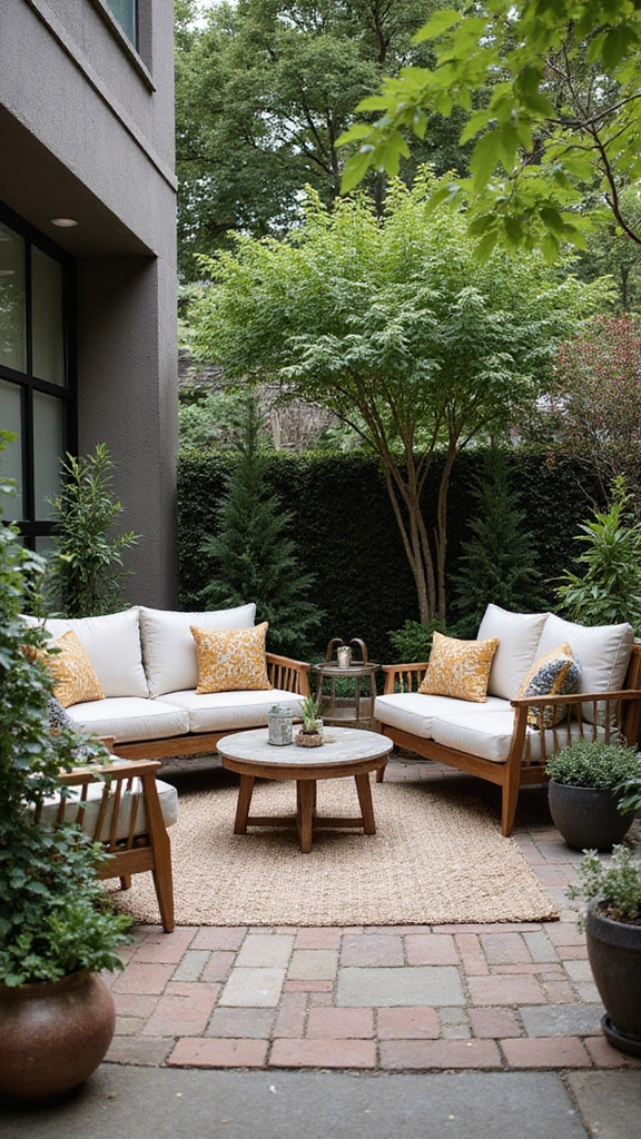 42 Modern French Interior Design Ideas That Breathe Elegance - 25. Refined Outdoor Spaces