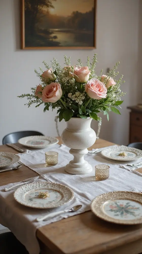 42 Modern French Interior Design Ideas That Breathe Elegance - 39. Chic Table Centerpieces