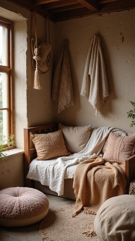 42 Modern French Interior Design Ideas That Breathe Elegance - 40. Cozy Textiles for Comfort