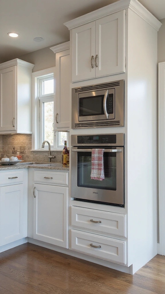 42 Modern Spanish Style Kitchen Ideas That Look Gorgeous - 23. Showcase Built-In Appliances