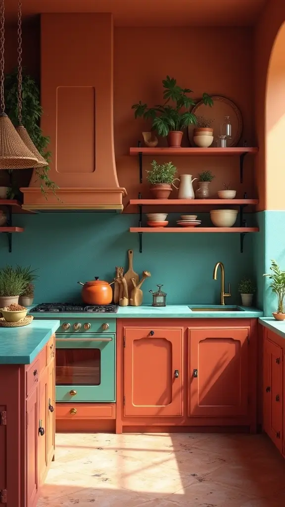 42 Modern Spanish Style Kitchen Ideas That Look Gorgeous - 4. Earthy Color Schemes