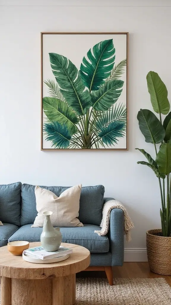 42 Modern Tropical Interior Design Ideas You’ll Love - 18. Custom Tropical Art