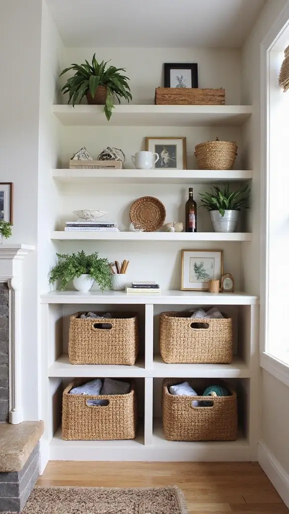 42 Modern Tropical Interior Design Ideas You’ll Love - 23. Stylish Storage Solutions