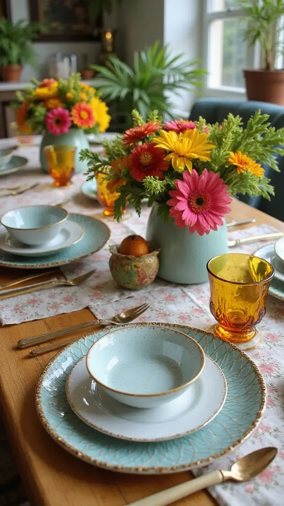 42 Modern Tropical Interior Design Ideas You’ll Love - 32. Tropical-Inspired Table Settings