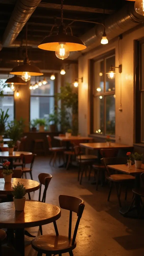 42 Organic Modern Interior Design Ideas That Feel Grounded - 12. Incorporate Eco-Friendly Lighting