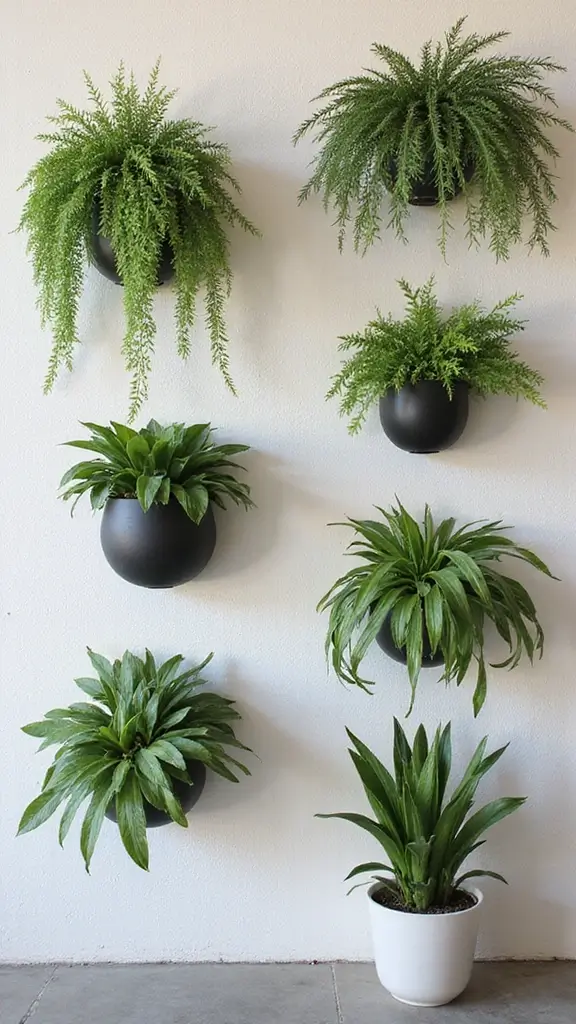 42 Organic Modern Interior Design Ideas That Feel Grounded - 17. Use Wall Planters