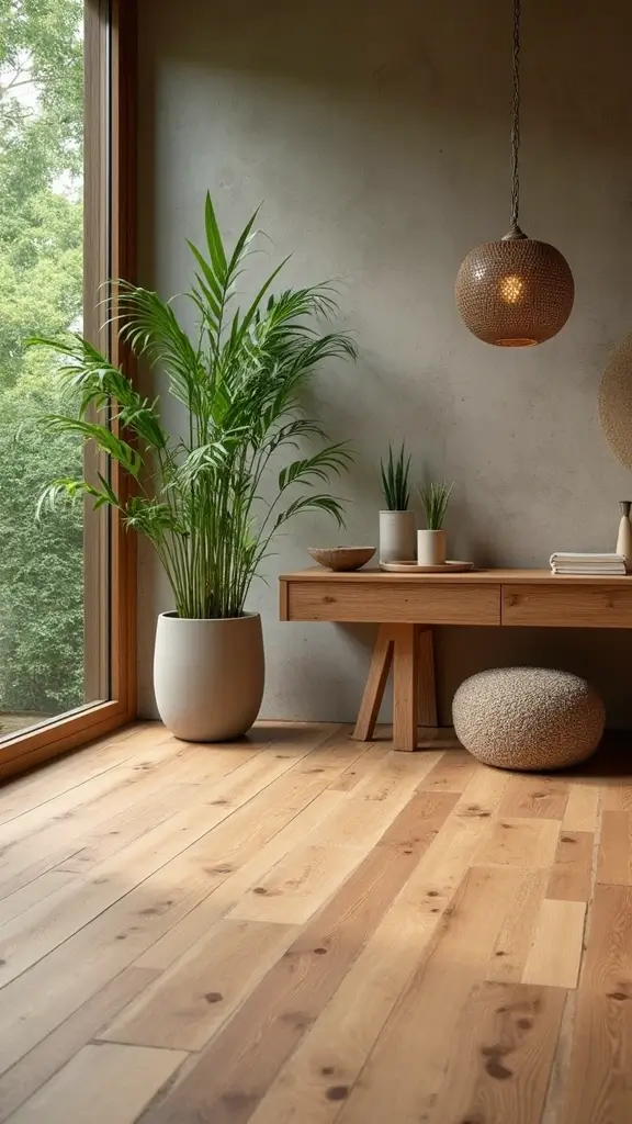 42 Organic Modern Interior Design Ideas That Feel Grounded - 28. Indulge in Sustainable Flooring Options