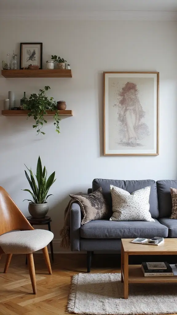 42 Organic Modern Interior Design Ideas That Feel Grounded - 6. Mix Modern and Vintage