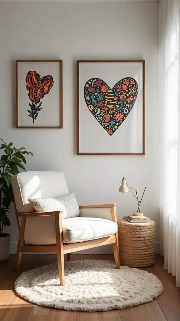 42 Post Modern Interior Design Ideas That Are Timelessly Cool - 21. Graphic Art Prints