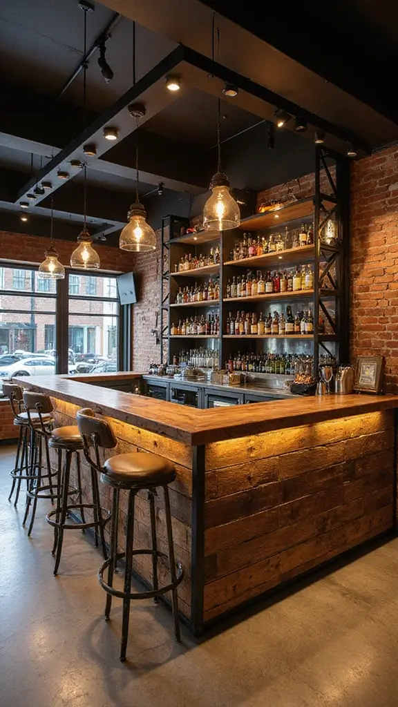 42 Restaurant Interior Design Modern Concepts That Attract Guests - 12. Unique Bar Designs