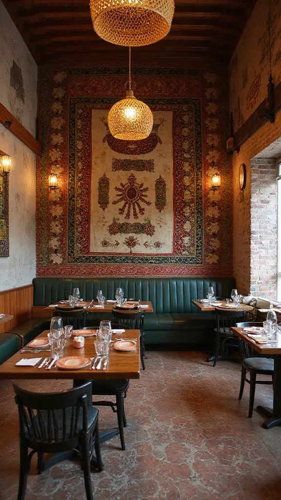 42 Restaurant Interior Design Modern Concepts That Attract Guests - 13. Cultural Influences