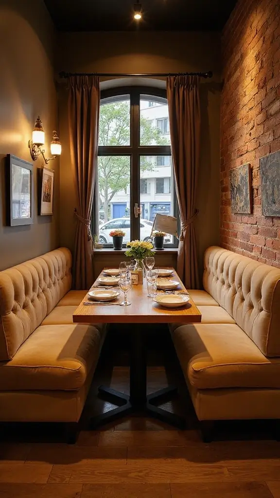 42 Restaurant Interior Design Modern Concepts That Attract Guests - 16. Cozy Nooks