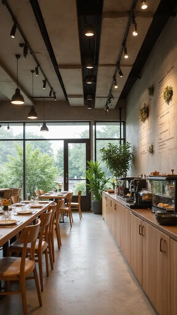 42 Restaurant Interior Design Modern Concepts That Attract Guests - 26. Eco-Friendly Heating and Cooling