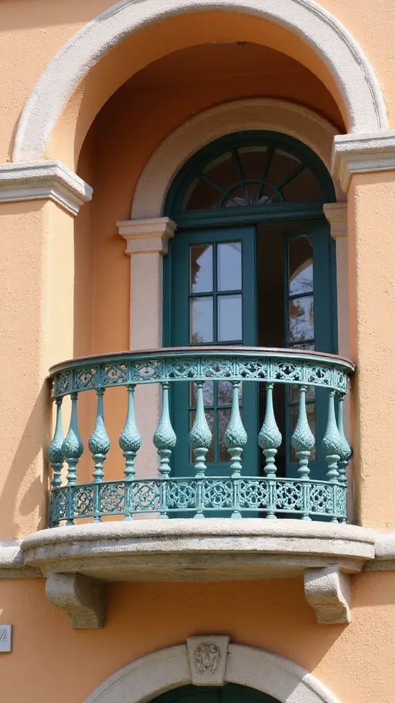 42 Spanish Style Home Exterior Ideas That Radiate Elegance - 25. Decorative Railings