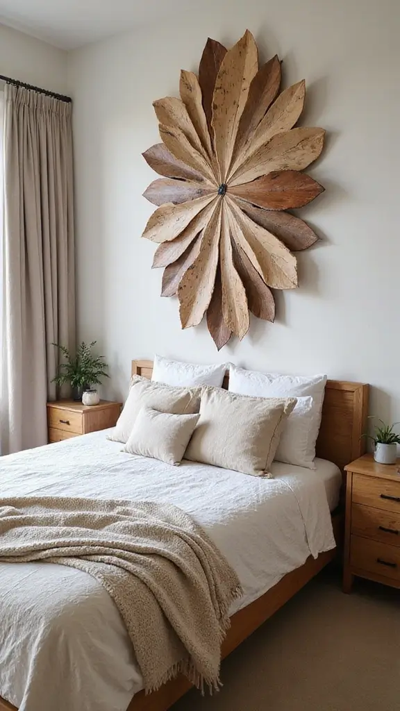 43 Home Decor Ideas Bedroom Retreats You’ll Never Want to Leave - 23. Handcrafted Wall Art