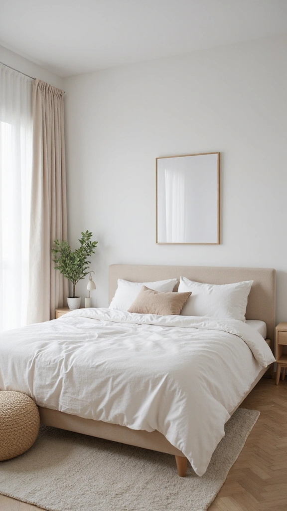 43 Home Decor Ideas Bedroom Retreats You’ll Never Want to Leave - 7. Minimalist Decor Approach