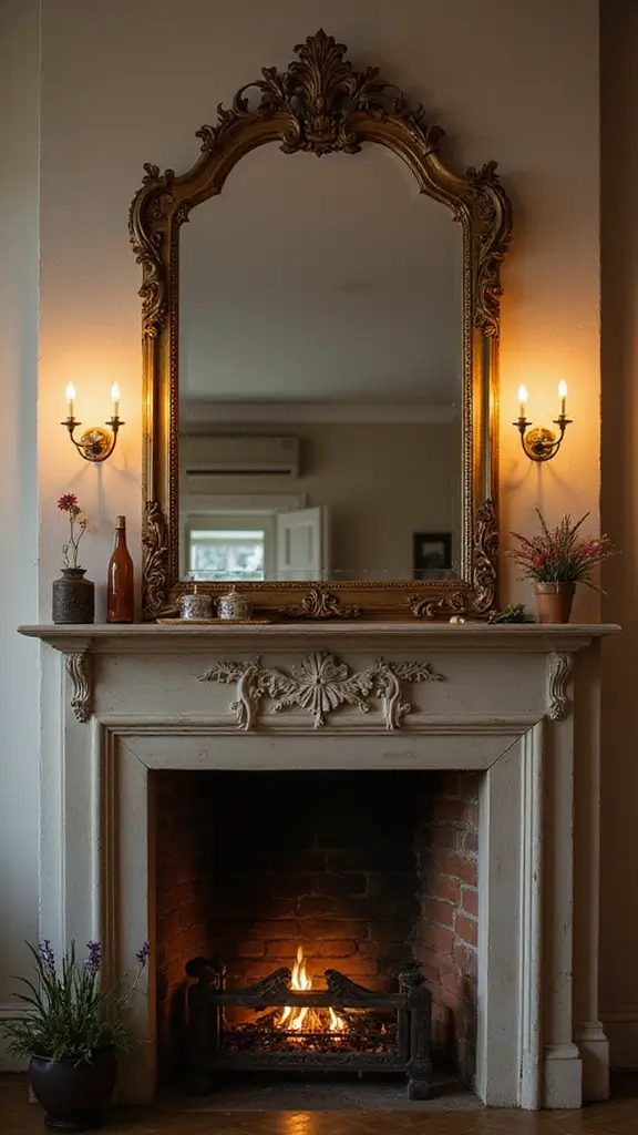 43 Home Interior Decoration Ideas That Add Instant Charm - 2. Antique Mirrors