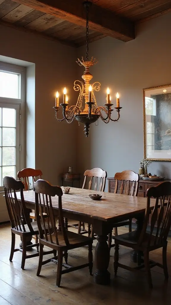 43 Home Interior Decoration Ideas That Add Instant Charm - 7. Antique Lighting Fixtures