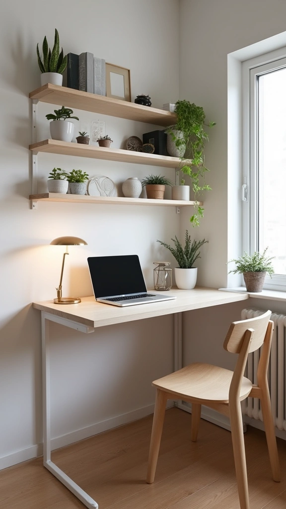 43 IKEA Home Decor Ideas That Transform Small Spaces - 26. Wall-Mounted Desks