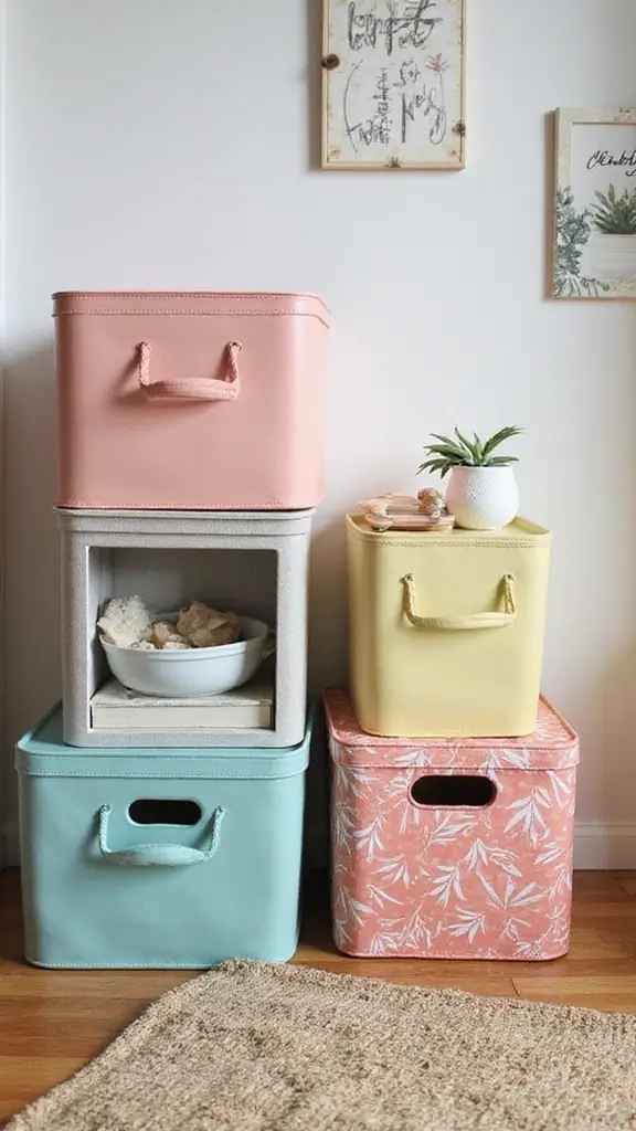 43 IKEA Home Decor Ideas That Transform Small Spaces - 27. Fun DIY Storage Bins