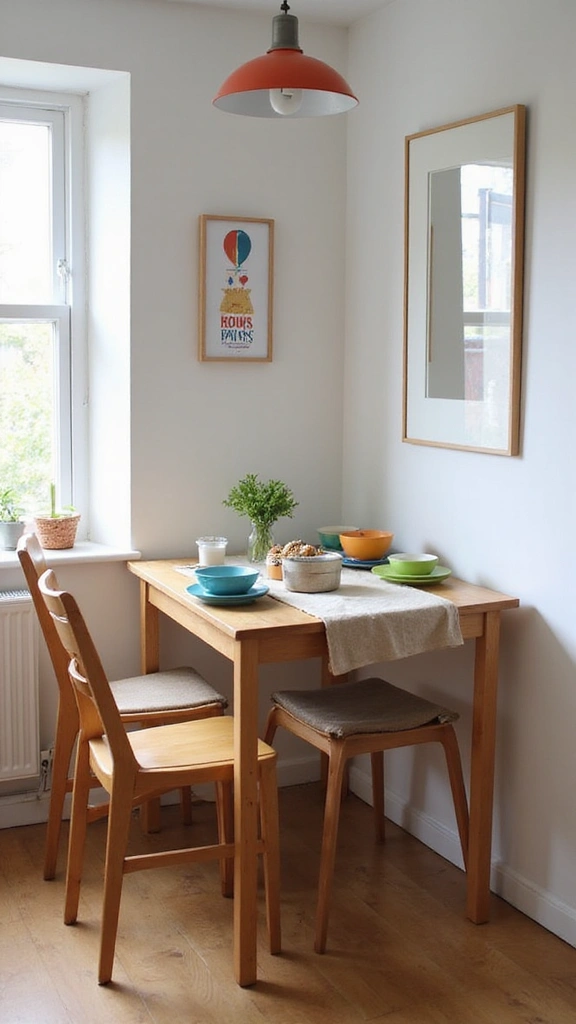 43 IKEA Home Decor Ideas That Transform Small Spaces - 9. Compact Dining Solutions