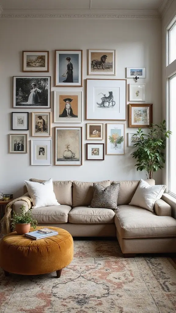 43 Loft Apartment Floor Plan Ideas That Feel Spacious - 15. Personalized Art Displays