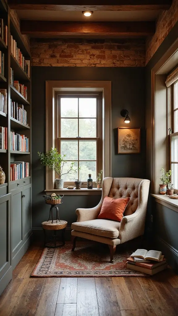 43 Loft Apartment Floor Plan Ideas That Feel Spacious - 18. Cozy Reading Nooks