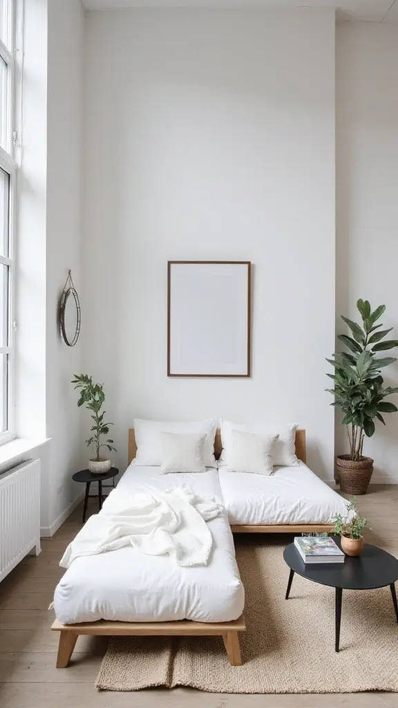 43 Loft Apartment Floor Plan Ideas That Feel Spacious - 31. Embracing White Space