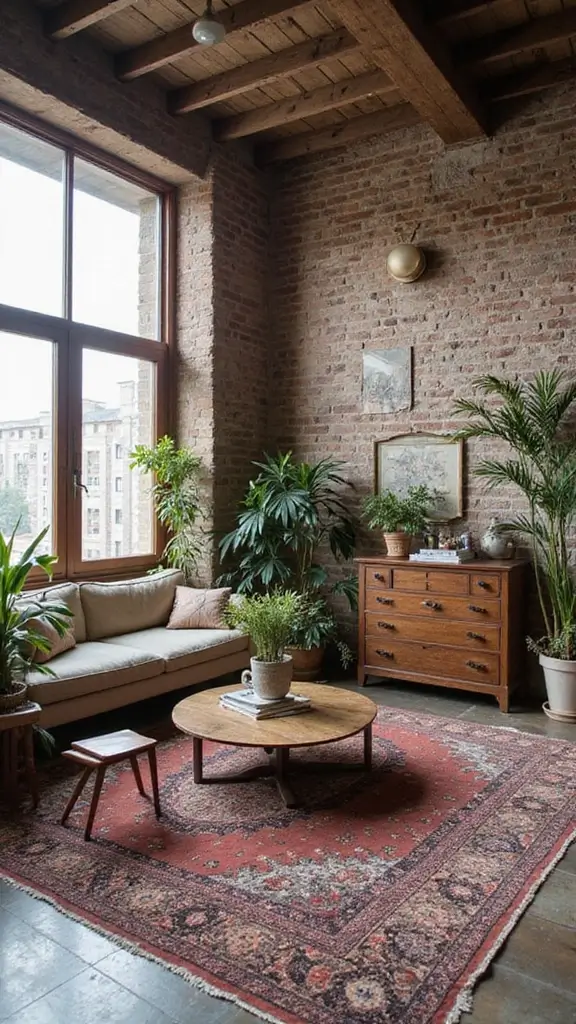 43 Loft Apartment Floor Plan Ideas That Feel Spacious - 34. Vintage Finds