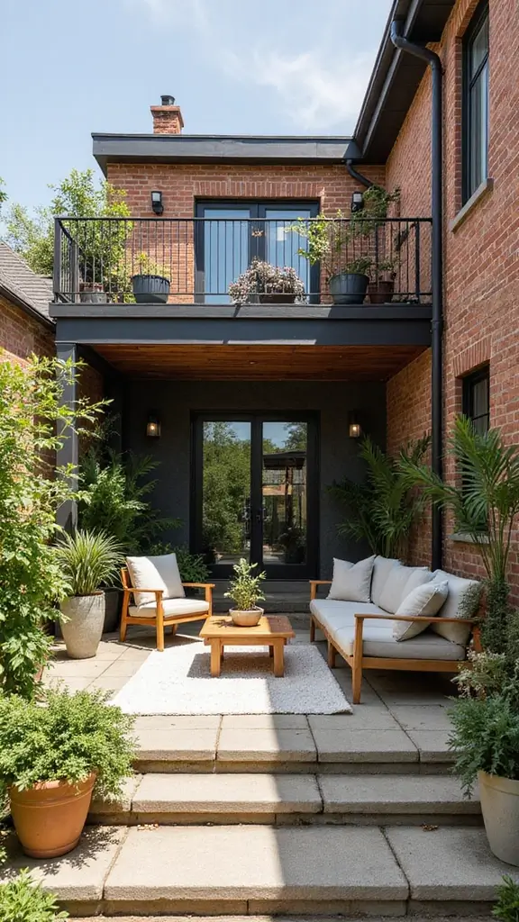 43 Loft Apartment Floor Plan Ideas That Feel Spacious - 43. Outdoor Living Expansion