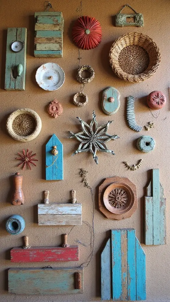 43 New Home Decorating Ideas You’ll Want to Try Right Away - 15. Upcycled Wall Decor