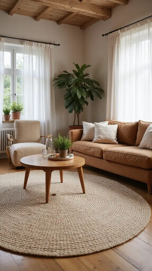 43 New Home Decorating Ideas You’ll Want to Try Right Away - 24. Eco-Friendly Rugs