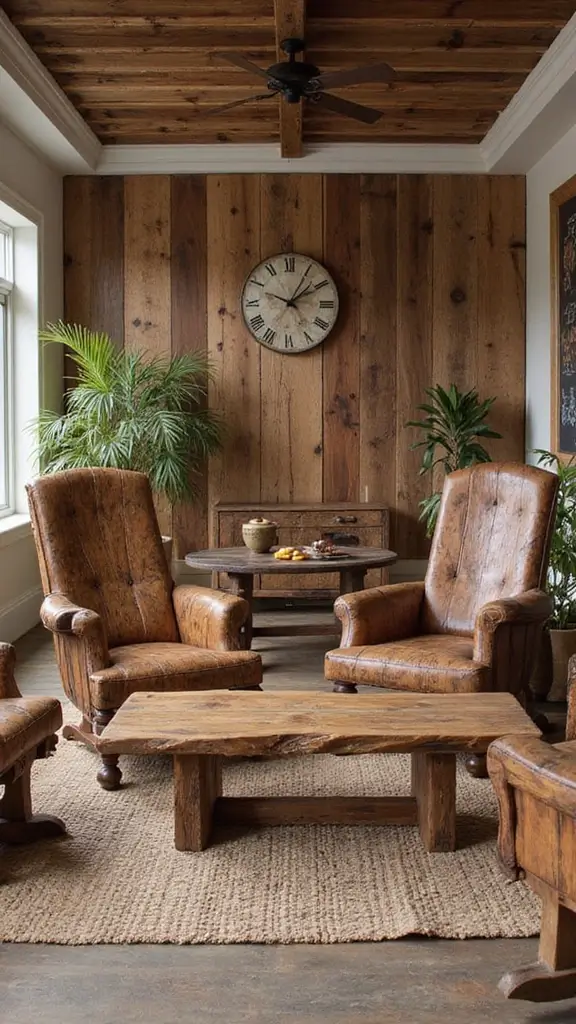 43 New Home Decorating Ideas You’ll Want to Try Right Away - 25. Reclaimed Wood Furniture