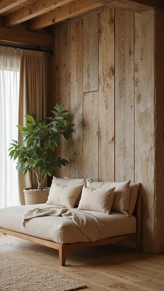 43 New Home Decorating Ideas You’ll Want to Try Right Away - 38. Natural Textured Walls