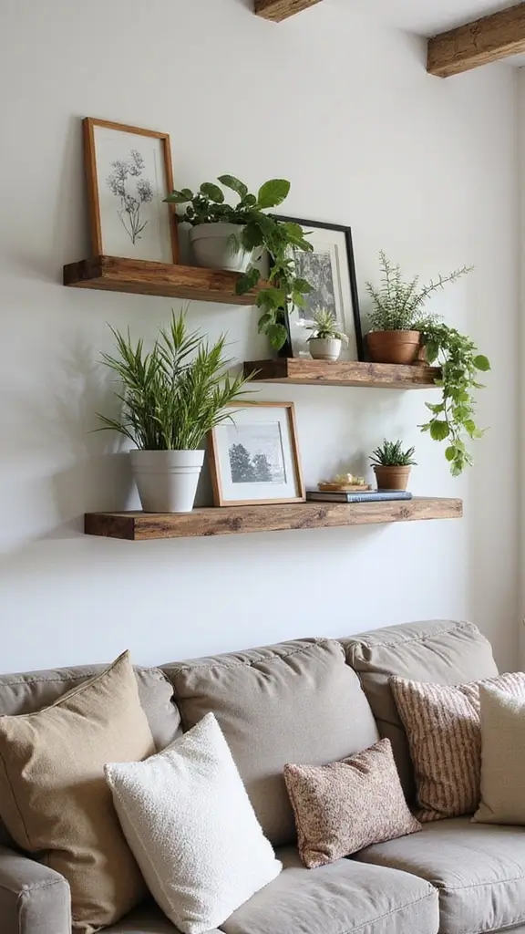 43 New Home Decorating Ideas You’ll Want to Try Right Away - 39. Floating Shelves