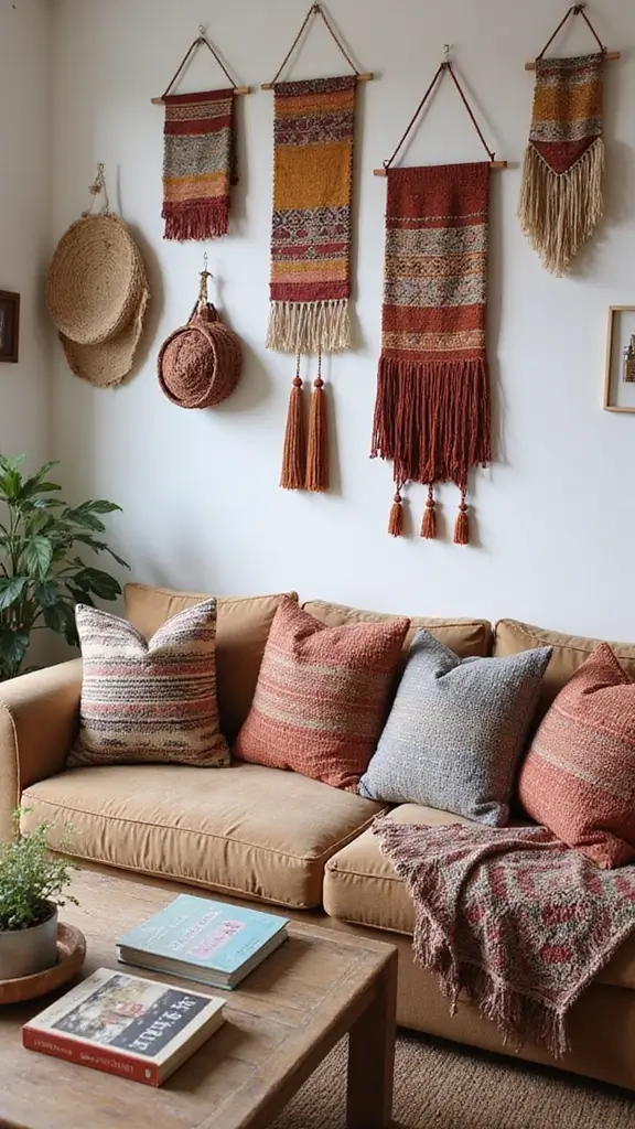 43 New Home Decorating Ideas You’ll Want to Try Right Away - 41. Handwoven Textiles