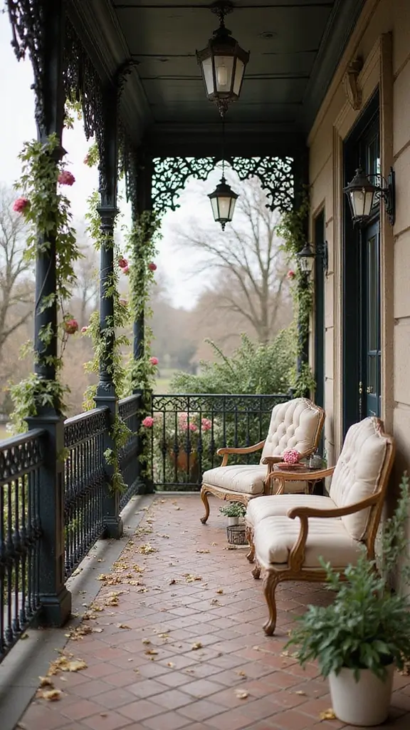 43 Porch Design in India Styles That Inspire Welcoming Homes - 32. Elegant Parisian Balconies