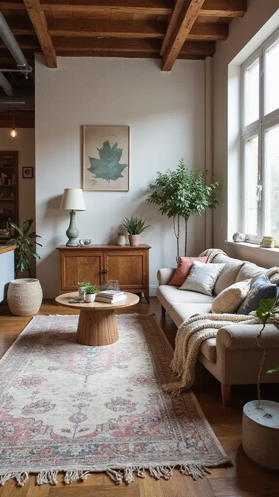 43 Small Loft Apartment Ideas That Feel Airy - 3. Soften Your Space with Textiles