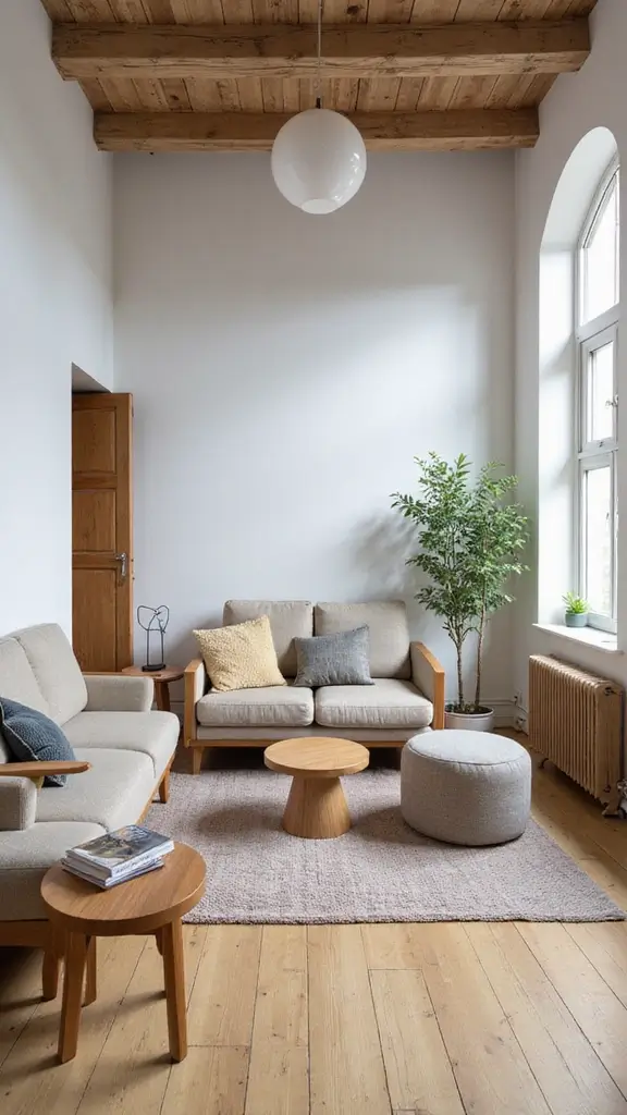 43 Small Loft Apartment Ideas That Feel Airy - 39. Use Minimalist Furniture Arrangements