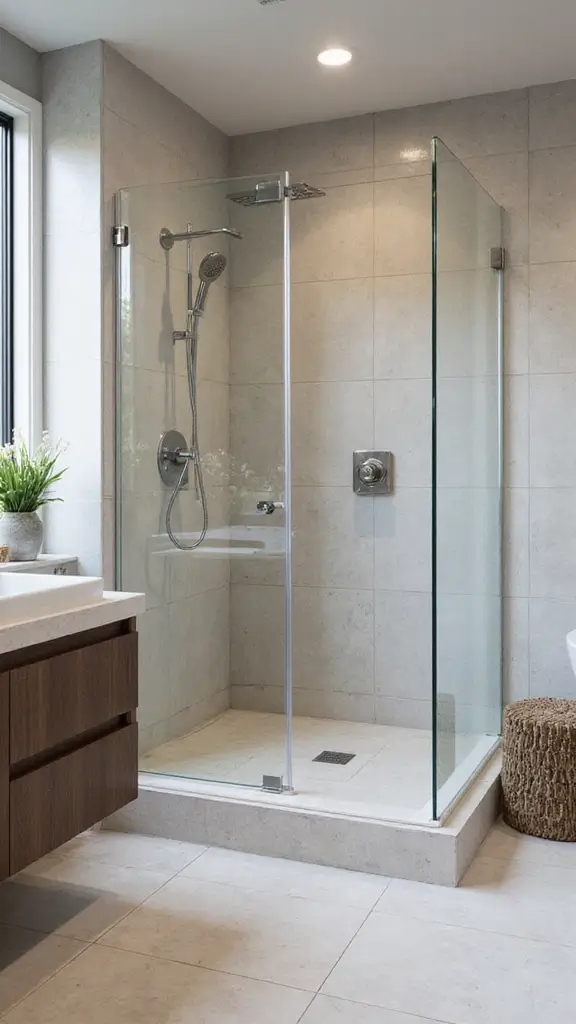 44 Bathroom Interior Design Modern Trends You’ll Love - 42. Open Walk-In Showers