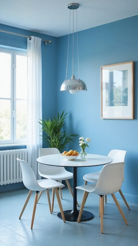 44 Dining Room Paint Colors That Change the Mood Instantly - 15. Ice Blue
