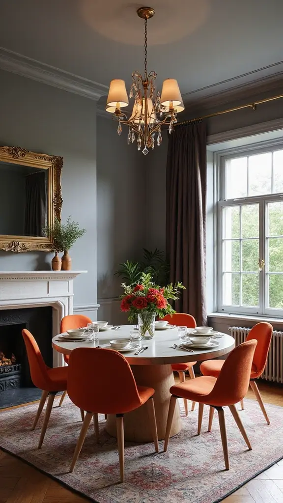 44 Dining Room Paint Colors That Change the Mood Instantly - 18. Warm Gray
